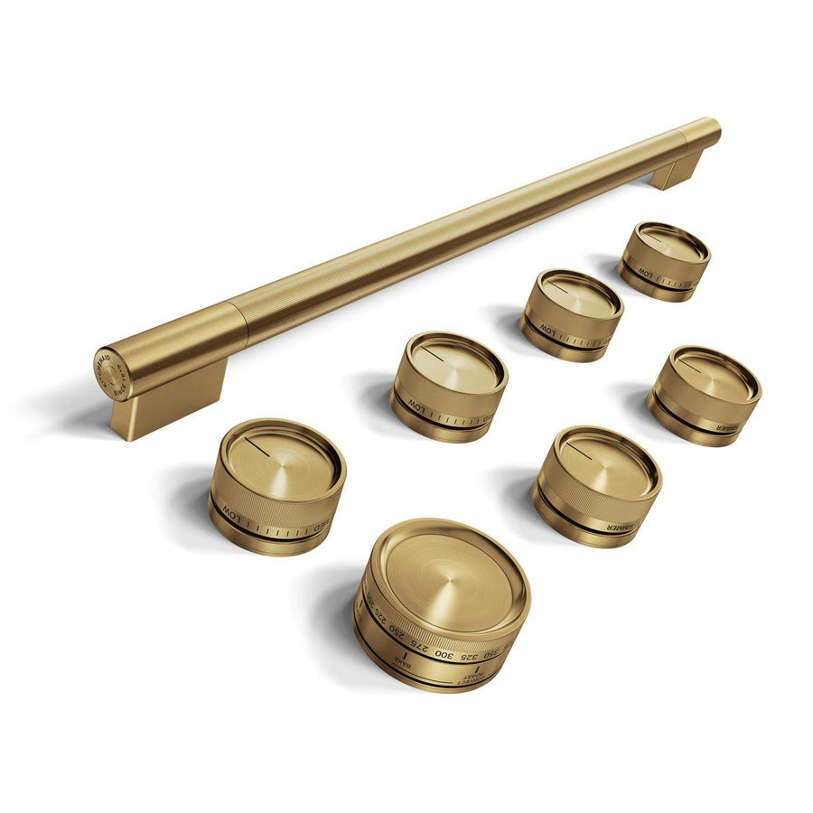 KitchenAid Brass Handle and Knob Hardware Accessory Kit for 36" Commercial-Style Gas Range - W11774755