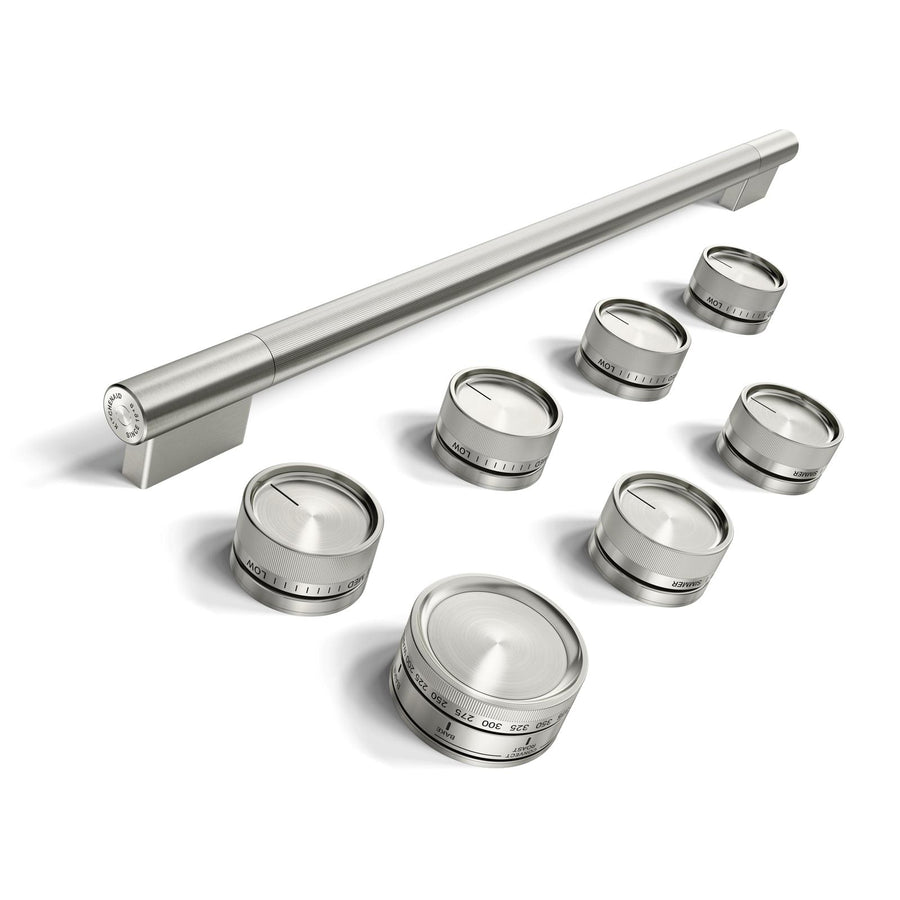 KitchenAid Stainless Steel Handle and Knob Hardware Accessory Kit for 36" Commercial-Style Gas Range - W11774753
