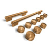 KitchenAid Trousse d’accessoires (poignées et boutons) pour cuisinière au gaz de style commercial de 48 po bronze W11774758