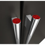 KitchenAid Stainless Steel Handle Hardware Accessory Kit for 36" Width Counter-Depth French Door Refrigerator - W11777157