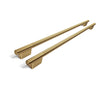 KitchenAid Trousse d’accessoires (poignées) pour réfrigérateur côte à côte de 42 po laiton W11777167