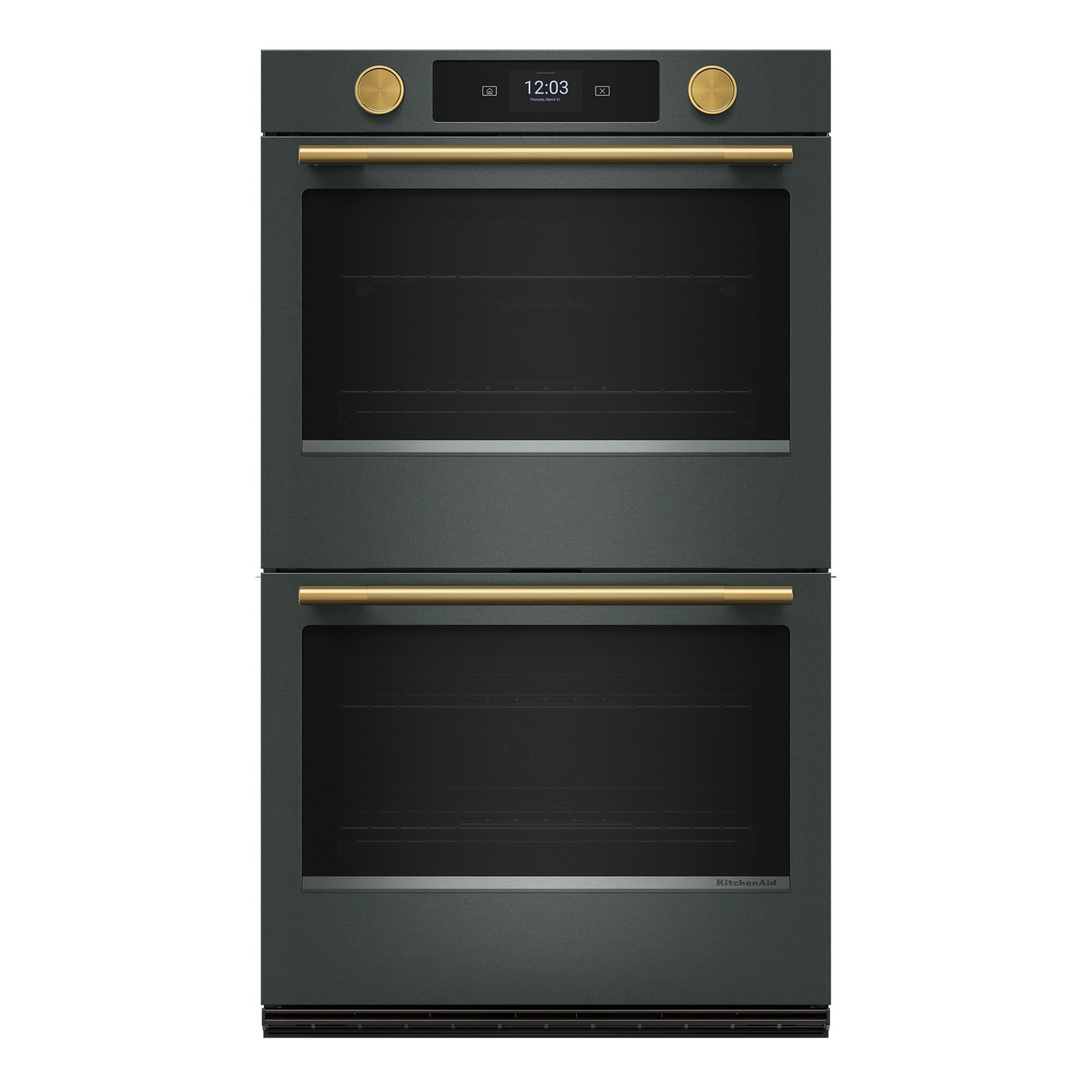 KitchenAid Brass Handle and Knob Hardware Accessory Kit for 30" Double Wall Oven & Microwave Combo - W11774418