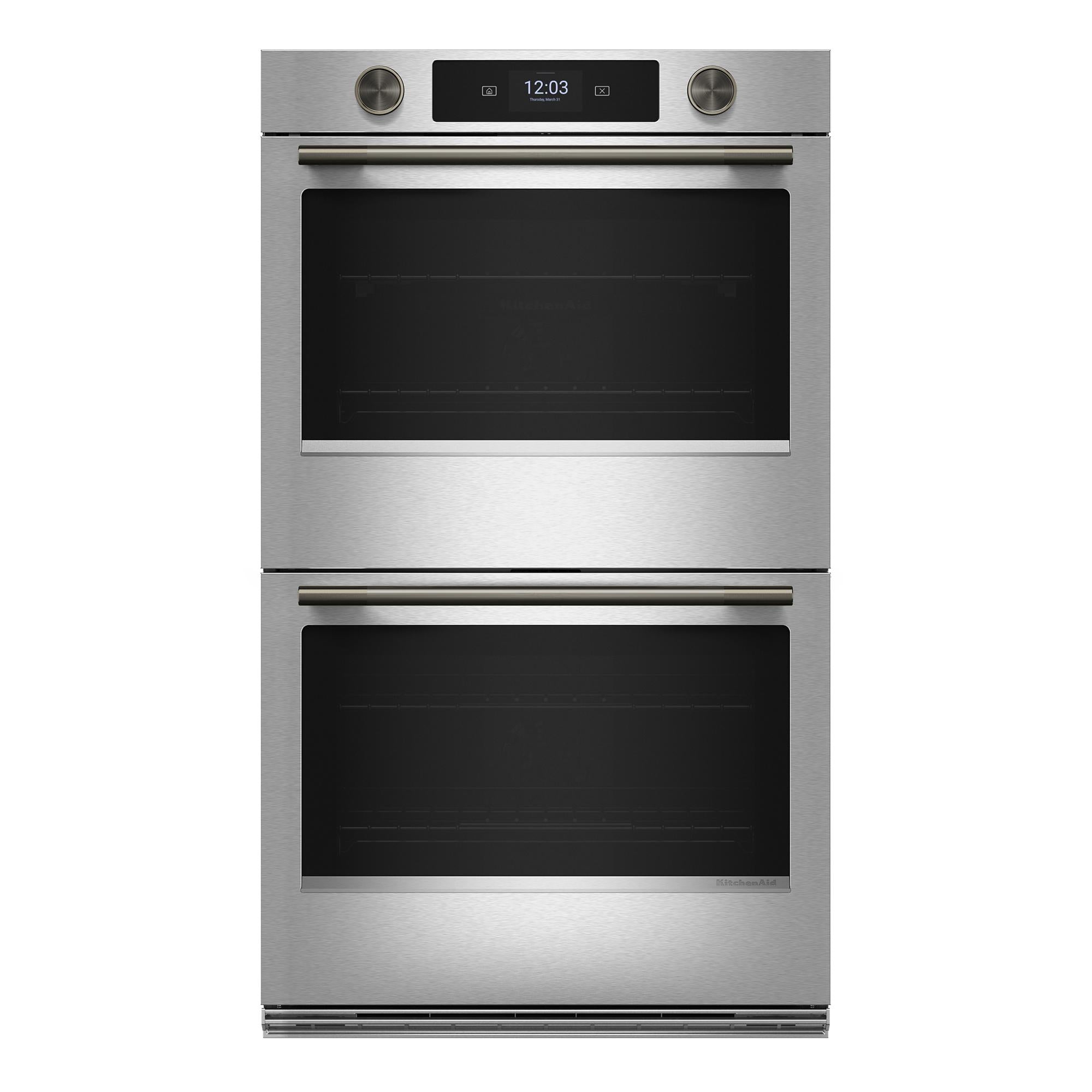 KitchenAid Black Ore Handle and Knob Hardware Accessory Kit for 30" Double Wall Oven & Microwave Combo - W11774415