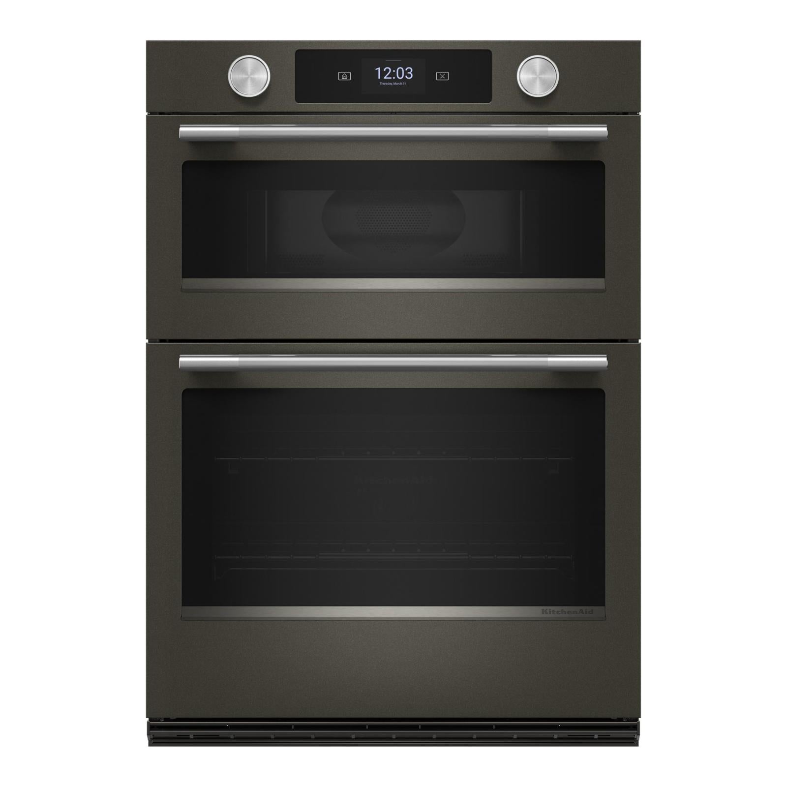 KitchenAid Stainless Steel Handle and Knob Hardware Accessory Kit for 30" Double Wall Oven & Microwave Combo - W11774416