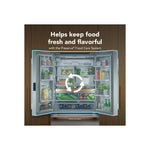 KitchenAid 36" 24.0 Cu. Ft. Black Ore Counter-Depth French Door Refrigerator - KRFC236SBE