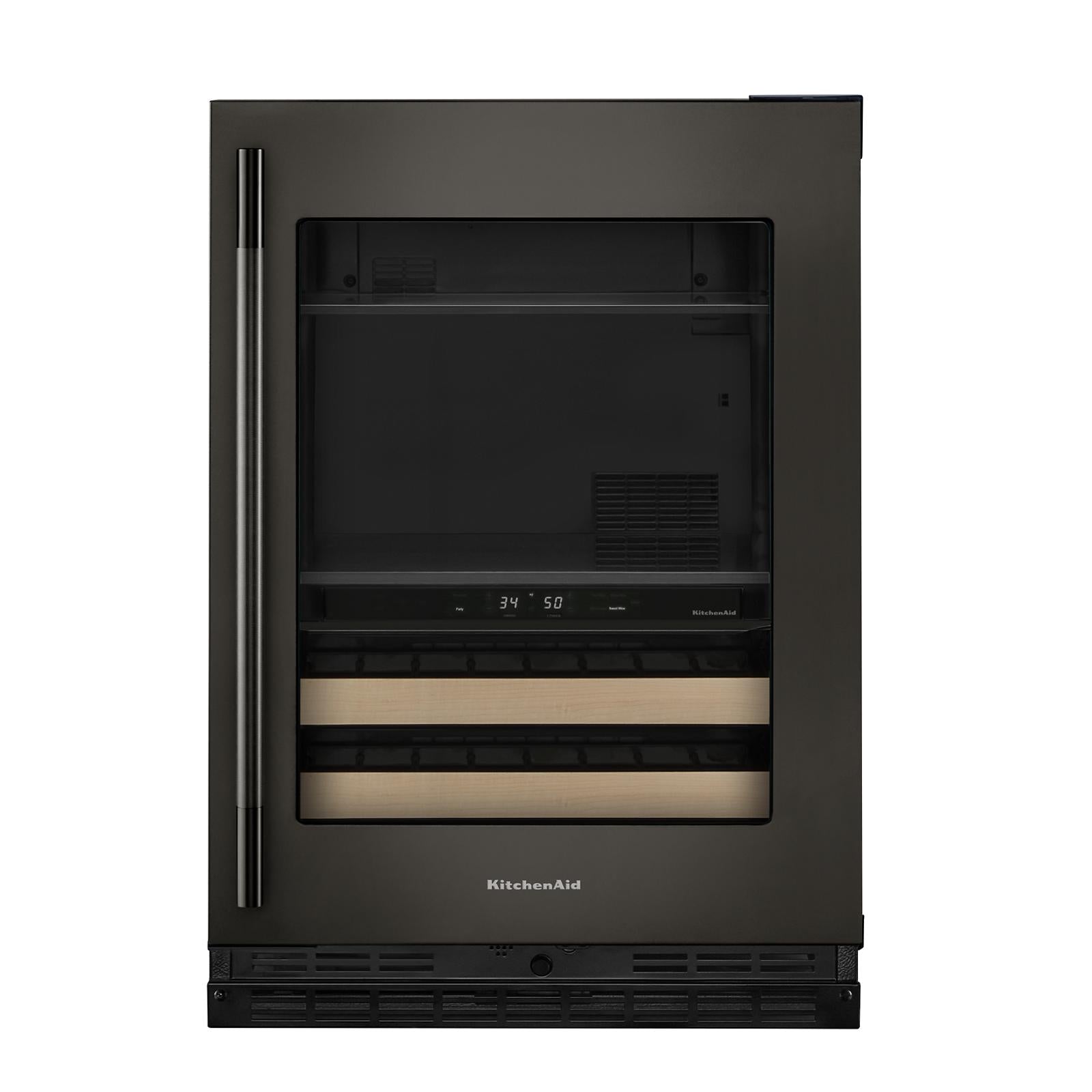 KitchenAid 24" 5.0 Cu. Ft. Black Ore Undercounter Refrigerator - KUBR524SBE