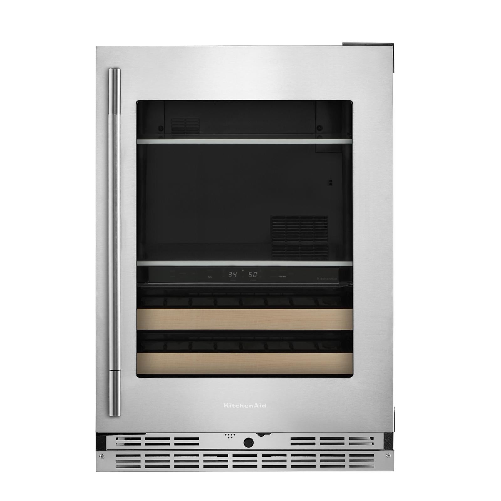 KitchenAid 24" 5.0 Cu. Ft. PrintShield Stainless Steel Undercounter Refrigerator - KUBR524SPS