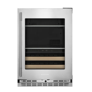 KitchenAid Refroidisseur à boissons 5,0 pi³ sous le comptoir acier inoxydable PrintShield™ – KUBR524SPS