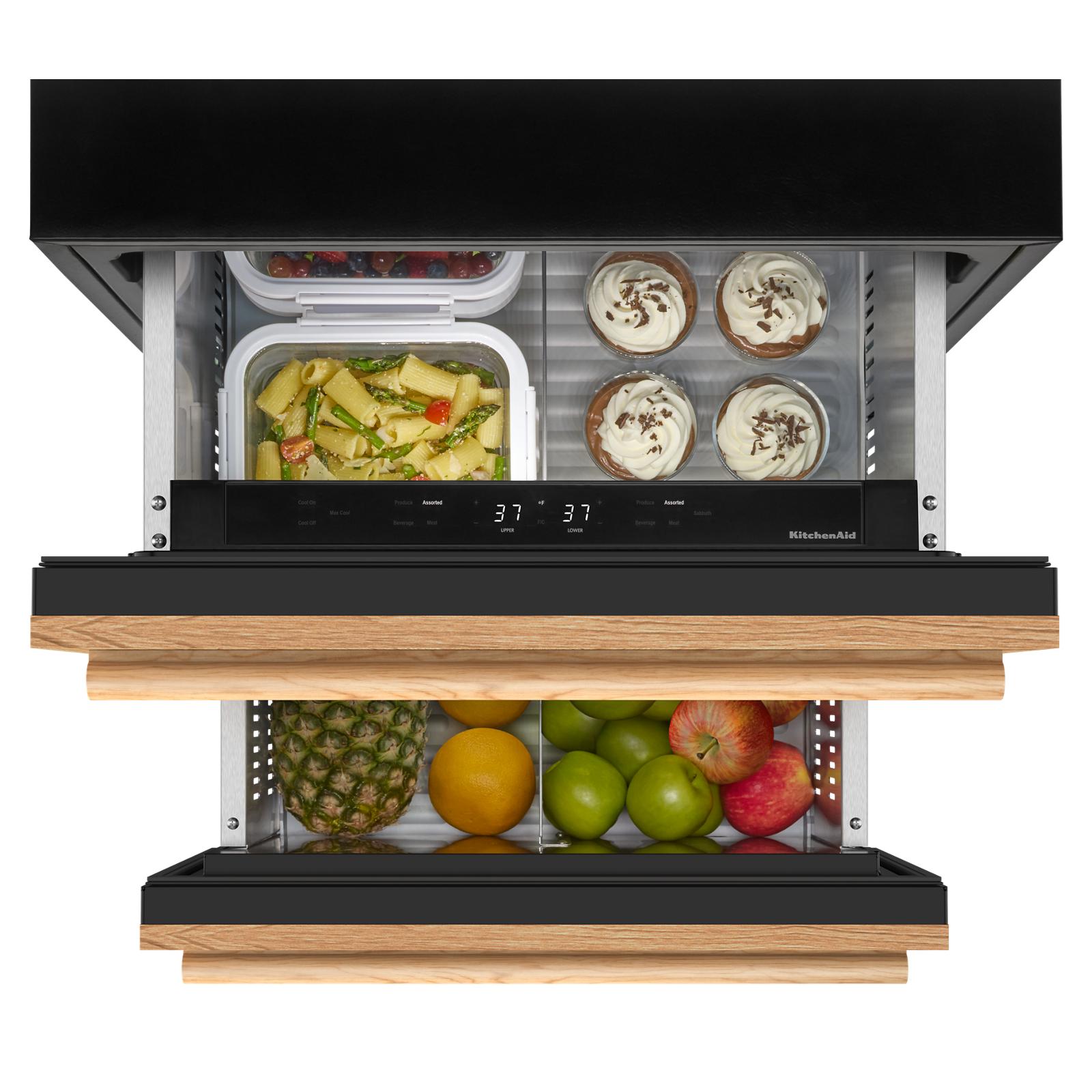 KitchenAid 24" 4.2 Cu. Ft. Panel-Ready Undercounter Double-Drawer Refrigerator - KUCT524SPA