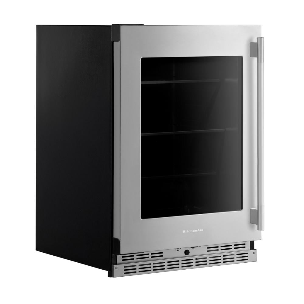 KitchenAid 24" 5.2 Cu. Ft. PrintShield Stainless Steel Undercounter Refrigerator - KURL524SPS