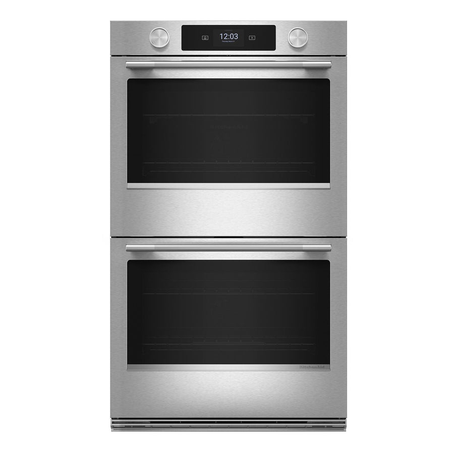 KitchenAid PrintShield Stainless 30" Double Wall Oven (10 cu ft) - KOED730SPS