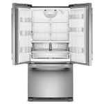 KitchenAid 33" 22.0 Cu. Ft. PrintShield Stainless Steel Standard Depth French Door Refrigerator - KRFF333SPS