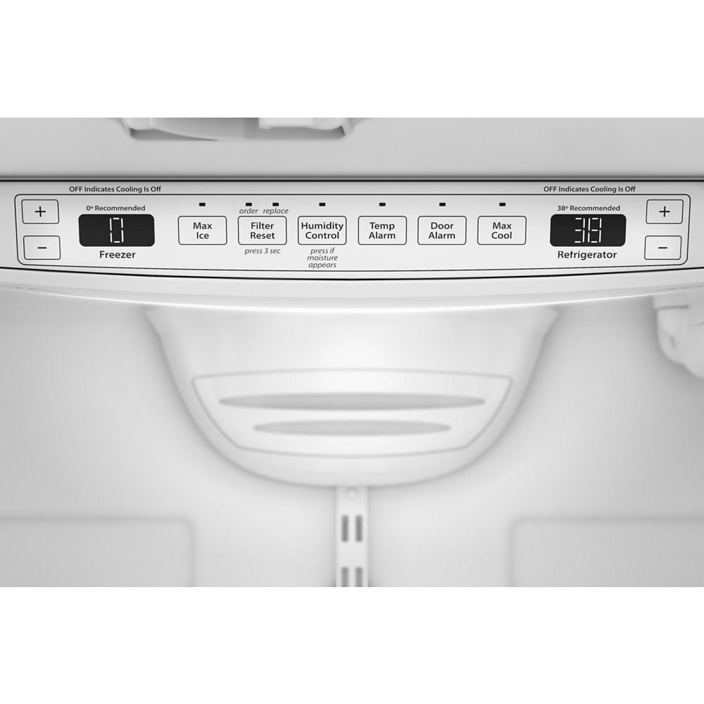 KitchenAid 33" 22.0 Cu. Ft. PrintShield Stainless Steel Standard Depth French Door Refrigerator - KRFF333SPS