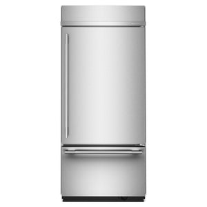KitchenAid Réfrigérateur 20,9 pi³ encastré de 36po avec congélateur en bas acier inoxydable PrintShield™ – KBBR336SPS