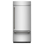 KitchenAid 36" 20.9 Cu. Ft. PrintShield Stainless Steel Built-In Bottom Mount Refrigerator - KBBR336SPS