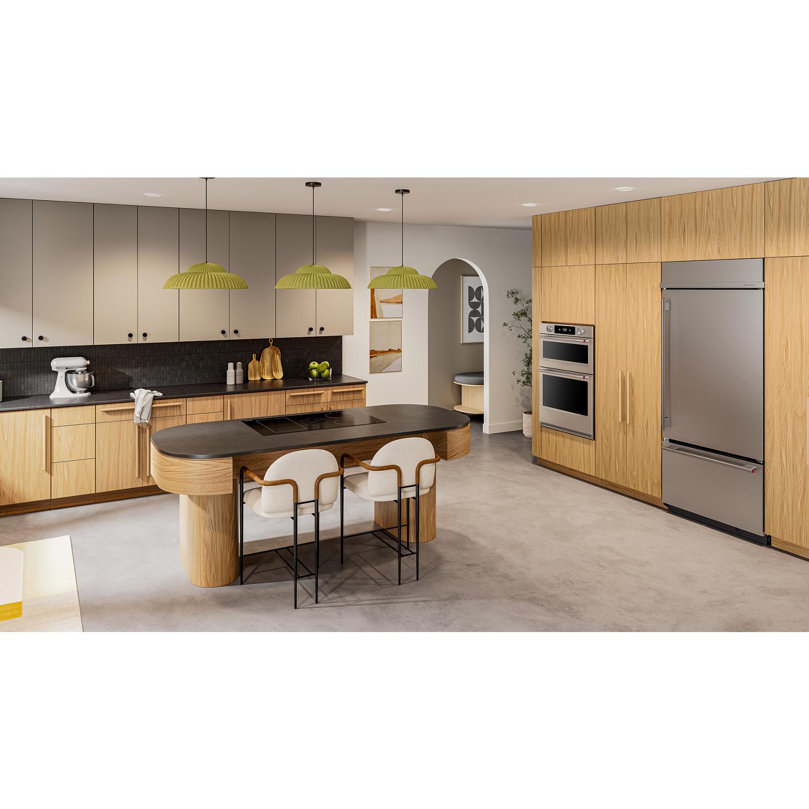 KitchenAid 36" 20.9 Cu. Ft. PrintShield Stainless Steel Built-In Bottom Mount Refrigerator - KBBR336SPS