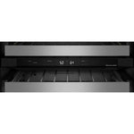 KitchenAid 24" 5.0 Cu. Ft. Black Cabinet with Stainless Steel Doors Undercounter Refrigerator - KUWR324SSB