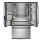 KitchenAid 36" 30 Cu. Ft. PrintShield Stainless Steel French Door Refrigerator - KRFF436SPS