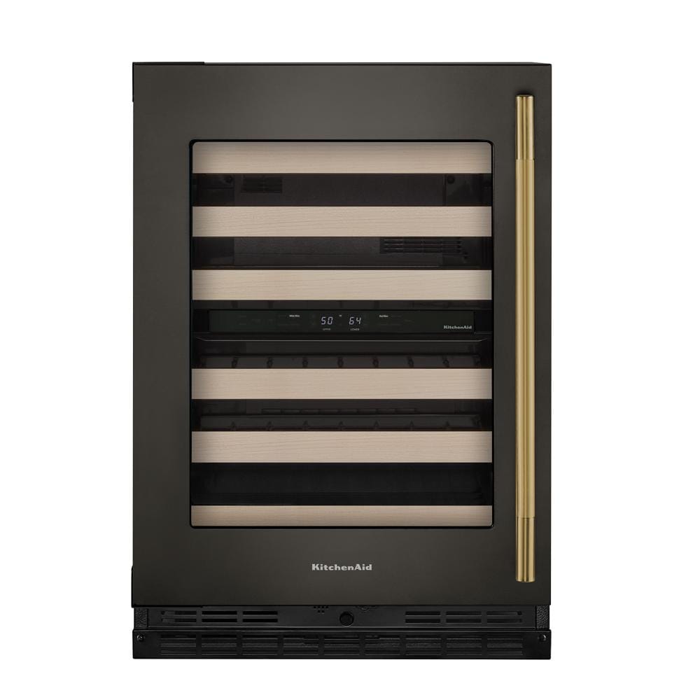 KitchenAid 24" 5.0 Cu. Ft. Black Ore Undercounter Refrigerator - KUWL524SBE