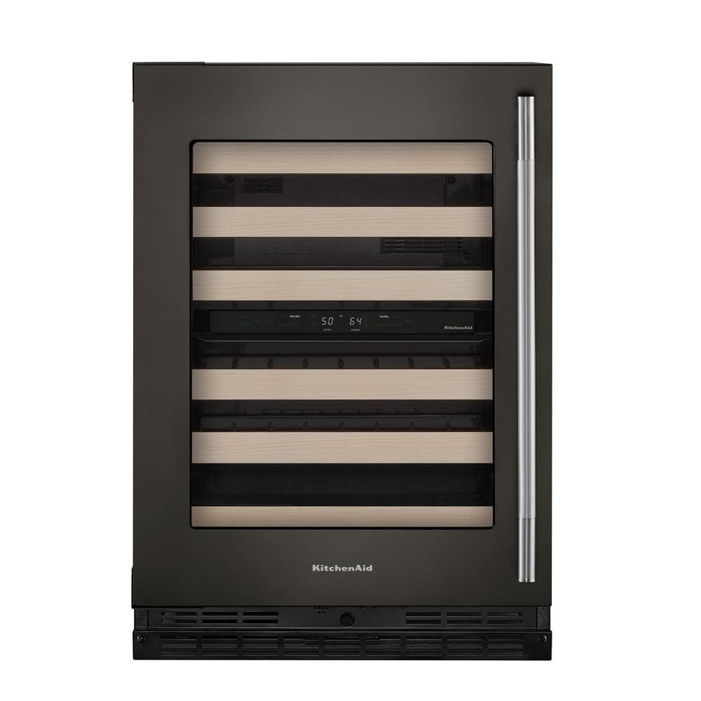 KitchenAid 24" 5.0 Cu. Ft. Black Ore Undercounter Refrigerator - KUWL524SBE