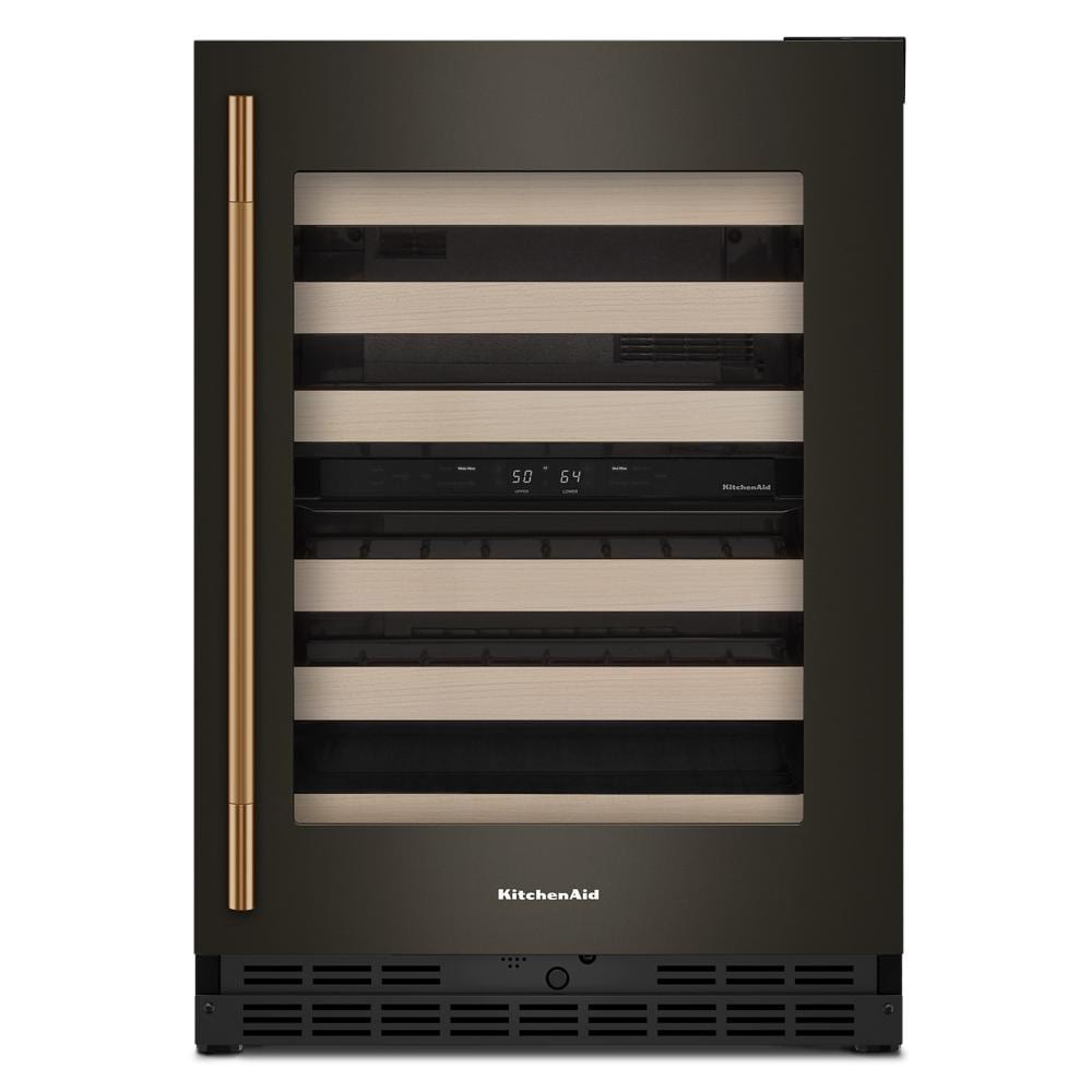 KitchenAid 24" 5.0 Cu. Ft. Black Ore Undercounter Refrigerator - KUWR524SBE