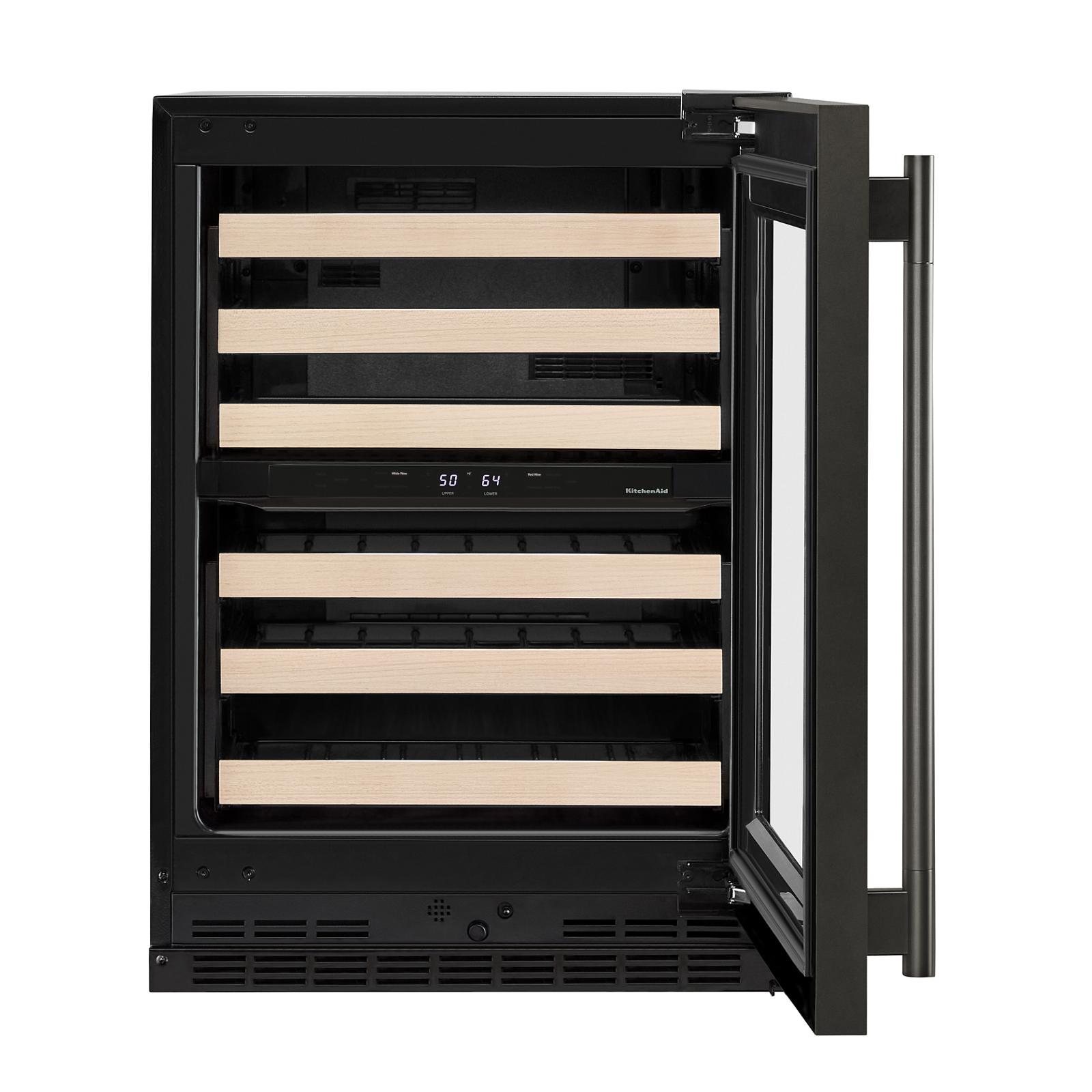 KitchenAid 24" 5.0 Cu. Ft. Black Ore Undercounter Refrigerator - KUWR524SBE