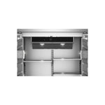 KitchenAid 36" 20.8 Cu. Ft. Black Ore Built-In French Door Refrigerator - KBFN536SBE