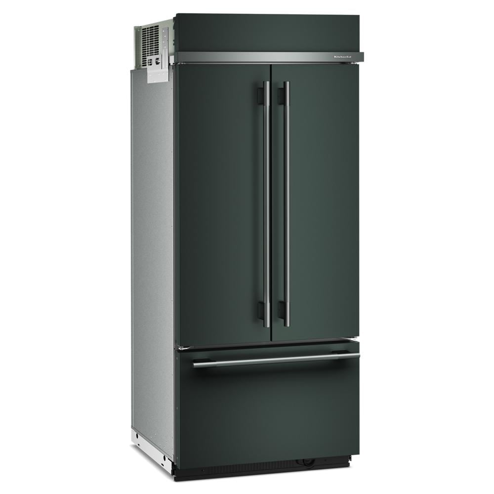 KitchenAid 36" 20.8 Cu. Ft. Juniper Built-In French Door Refrigerator - KBFN536SJP