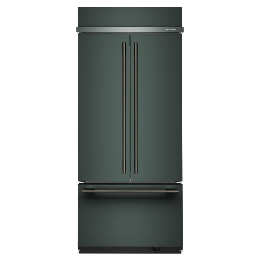 KitchenAid 36" 20.8 Cu. Ft. Juniper Built-In French Door Refrigerator - KBFN536SJP