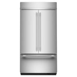 KitchenAid 42" 24.2 Cu. Ft. PrintShield Stainless Steel Built-In French Door Refrigerator - KBFN542SPS