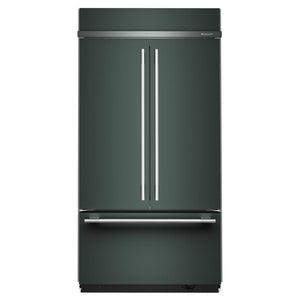 KitchenAid Réfrigérateur 24,0 pi³ encastré de 42po avec porte à deux battants genévrier – KBFN542SJP