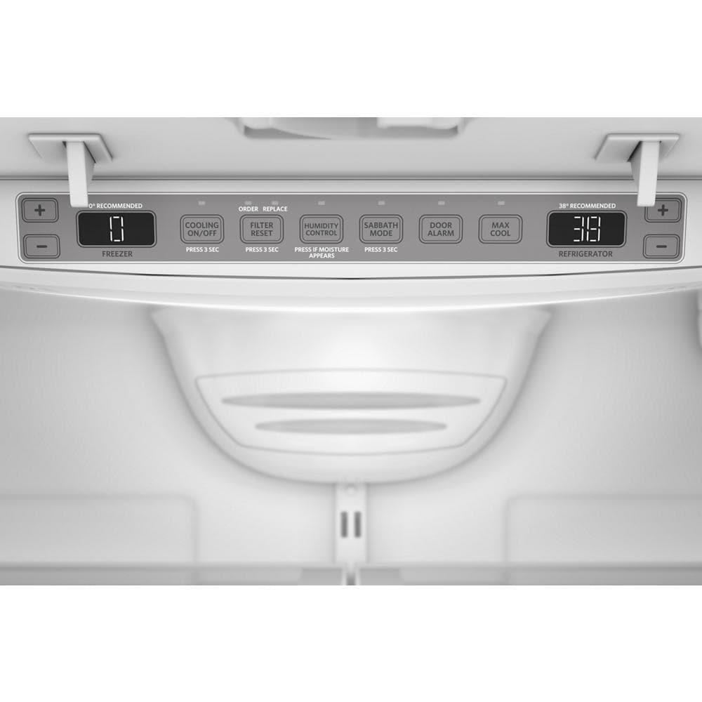KitchenAid 36" 20.0 Cu. Ft. PrintShield Stainless Steel Counter-Depth French Door Refrigerator - KRFC136SPS
