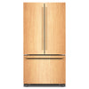 KitchenAid Réfrigérateur 22,0 pi³ de 36po avec porte à deux battants prêt pour panneau personnalisé – KRFC136TPA