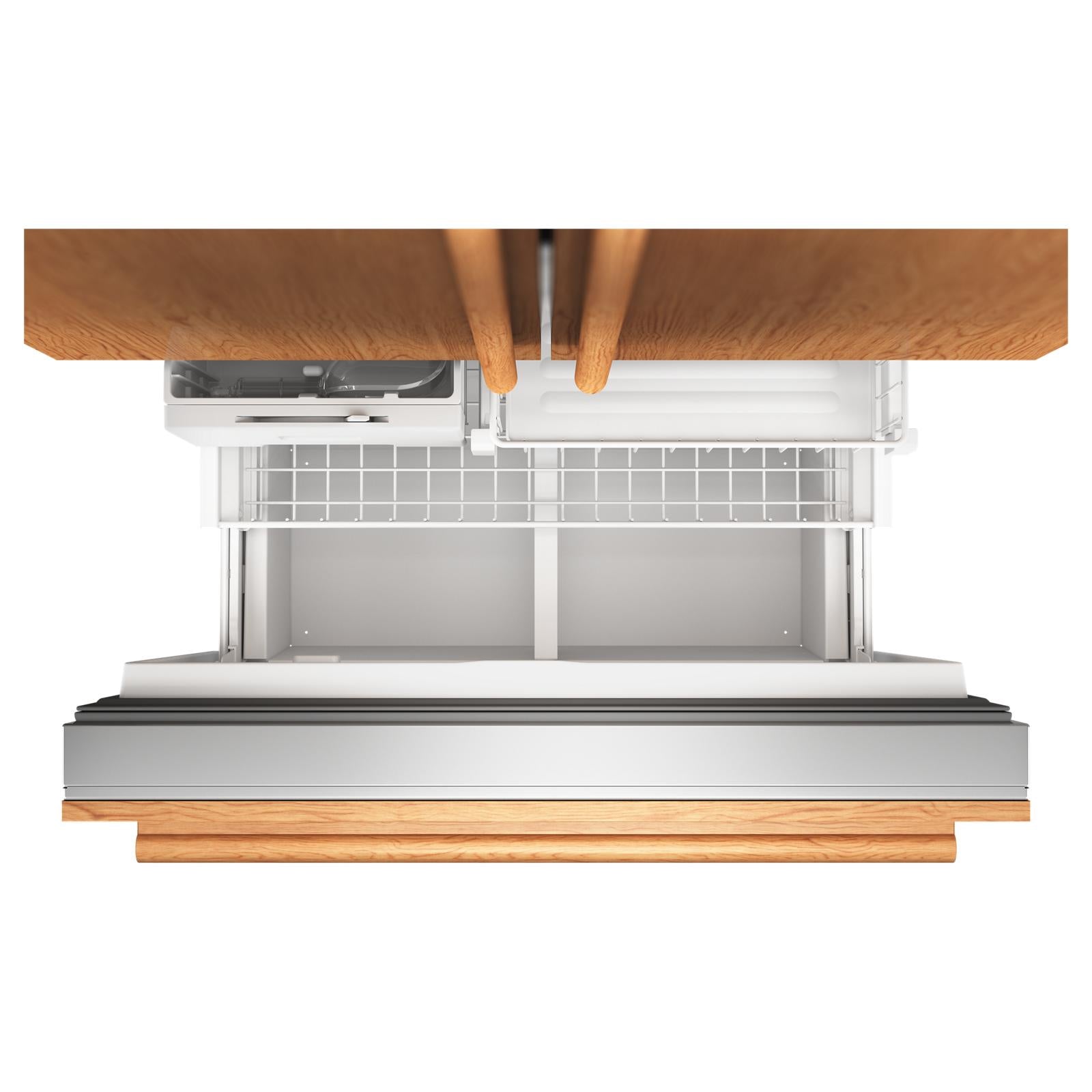 KitchenAid 36" 22.0 Cu. Ft. Panel-Ready Counter-Depth French Door Refrigerator - KRFC136TPA