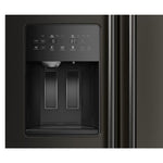 KitchenAid 36" 20.8 Cu. Ft. Black Ore Counter-Depth Side-by-Side Refrigerator - KRSC536RBE