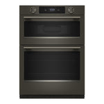 KitchenAid Black Ore 30" Wall Oven with Microwave (6.4 cu ft) - KOEC730SBE