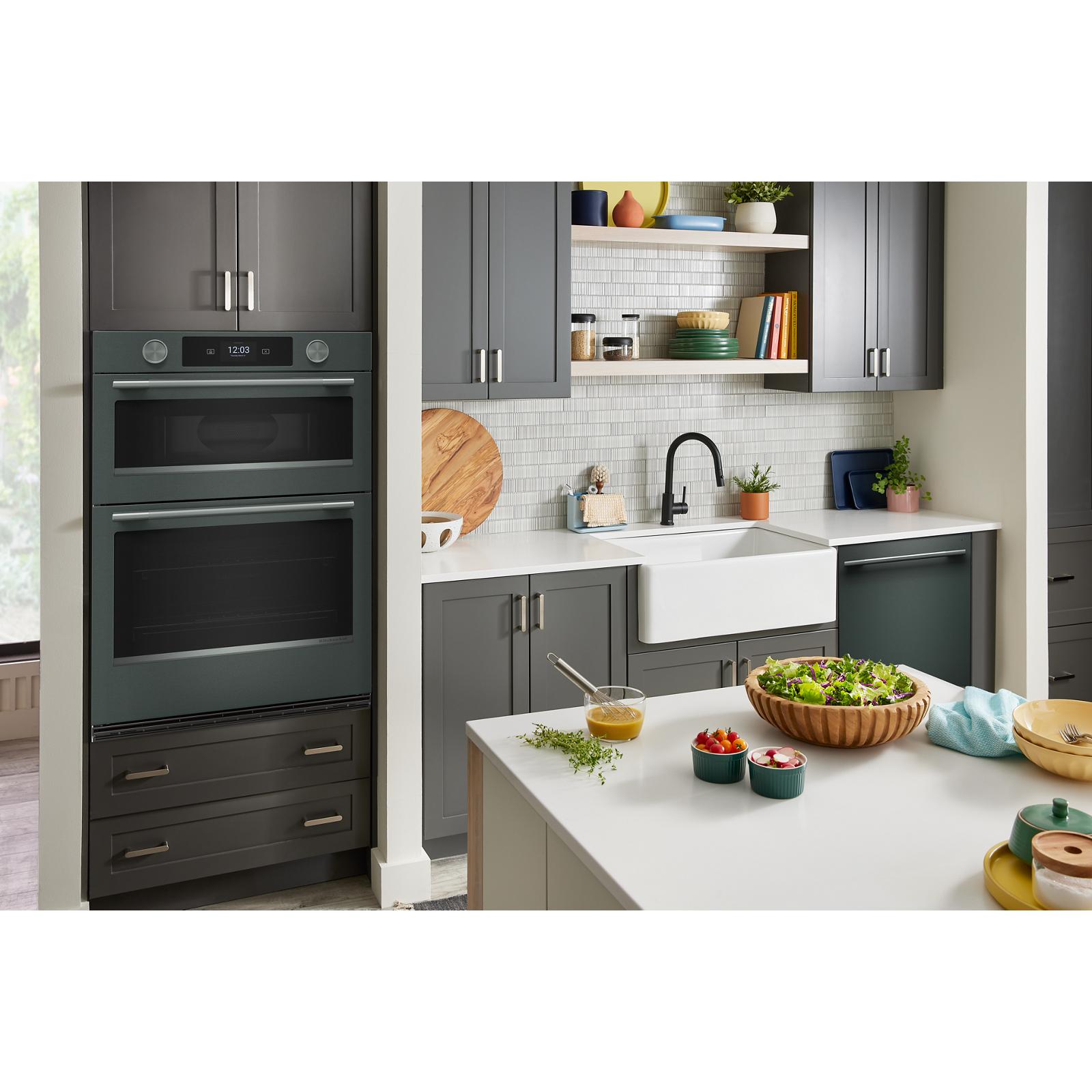 KitchenAid Juniper 30" Wall Oven with Microwave (6.4 cu ft) - KOEC730SJP