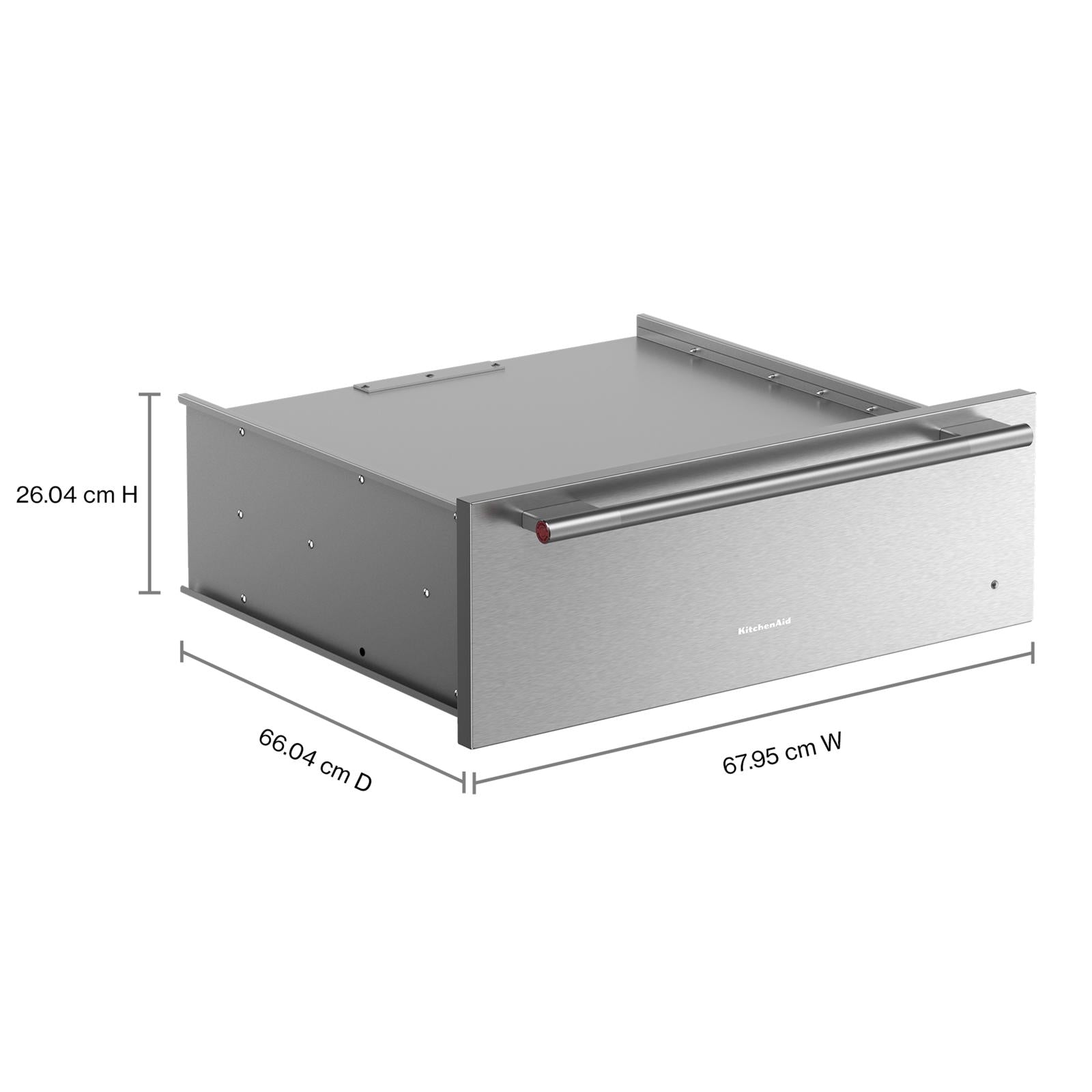 KitchenAid PrintShield Stainless 27 in. Slow Cook Warming Drawer (1.3 Cu. Ft.) - KWES727SPS