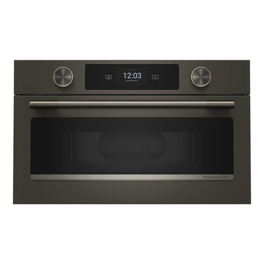 KitchenAid Black Ore 30 in. Built-In Convection Microwave (1.4 Cu. Ft.) - KMBS730SBE
