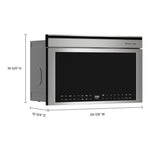 KitchenAid PrintShield Stainless Smart Built-In Convection Microwave (1.1 Cu. Ft.) - YKMBT730SPS