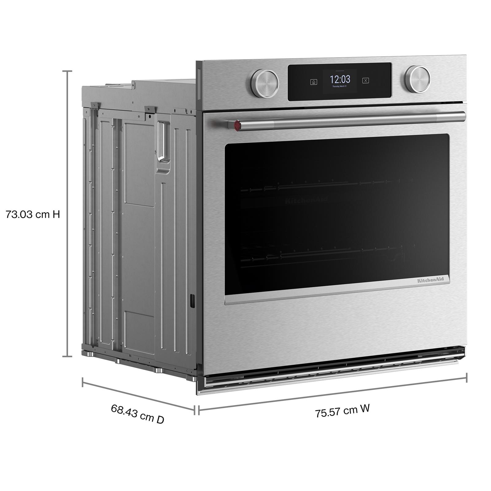 KitchenAid PrintShield Stainless 30" Wall Oven (5.0 cu ft) - KOES730SPS