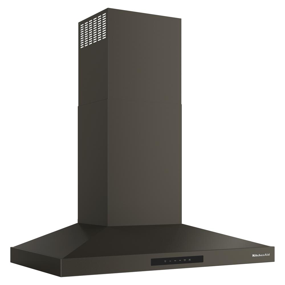 KitchenAid® Black Ore 36" 400 CFM Wall-Mount Canopy Hood - KVWC736SBE