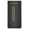 KitchenAid Réfrigérateur 25,5 pi³ encastré de 42po côte-à-côte minerai noir – KBSN742SBE