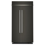 KitchenAid 42" 25.5 Cu. Ft. Black Ore Built-In Side-by-Side Refrigerator - KBSN742SBE