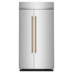 KitchenAid 42" 26.0 Cu. Ft. PrintShield Stainless Steel Built-In Side-by-Side Refrigerator - KBSN742SPS