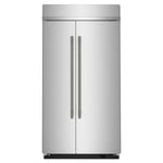KitchenAid 42" 26.0 Cu. Ft. PrintShield Stainless Steel Built-In Side-by-Side Refrigerator - KBSN742SPS