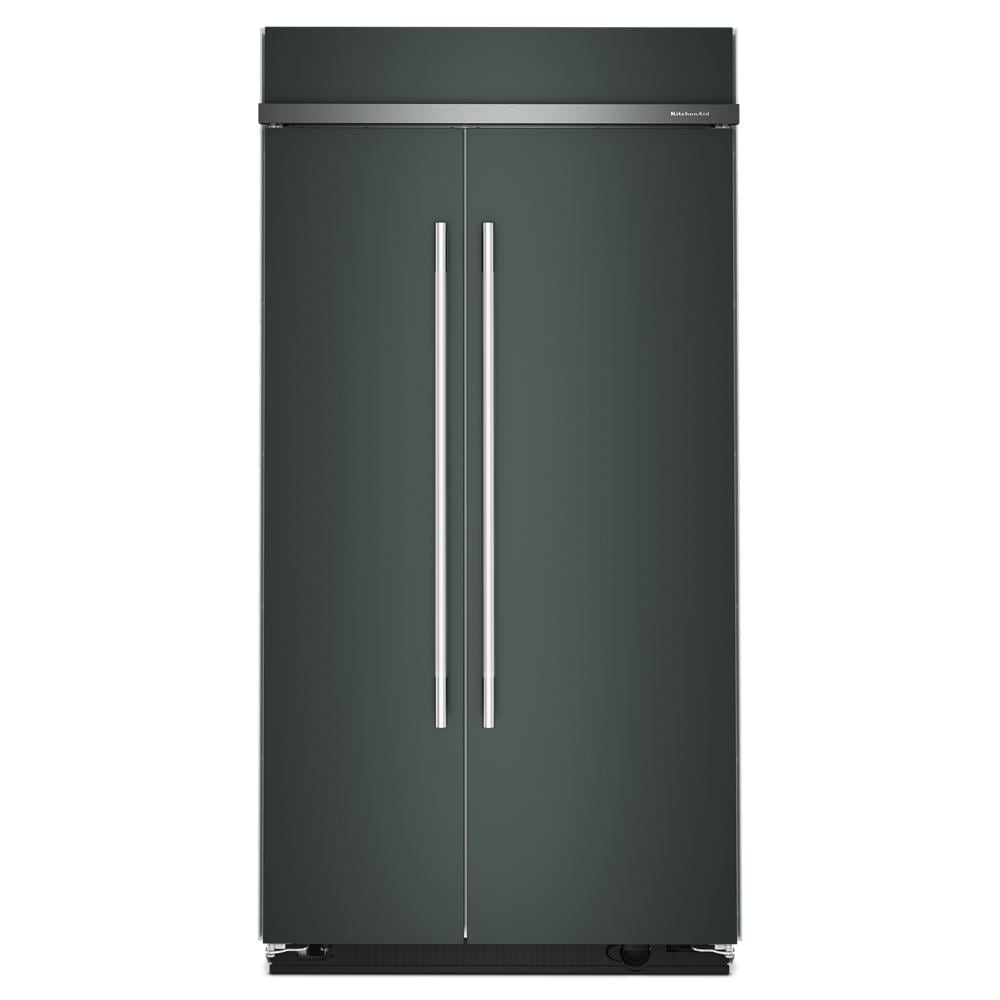 KitchenAid 42" 26.0 Cu. Ft. Juniper Built-In Side-by-Side Refrigerator - KBSN742SJP