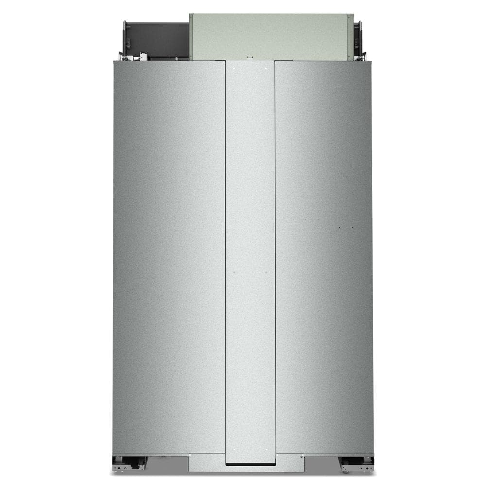 KitchenAid 48" 30.0 Cu. Ft. Black Ore Built-In Side-by-Side Refrigerator - KBSN748SBE