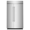 KitchenAid Réfrigérateur 30,0 pi³ encastré de 48po côte-à-côte acier inoxydable PrintShield™ – KBSN748SPS