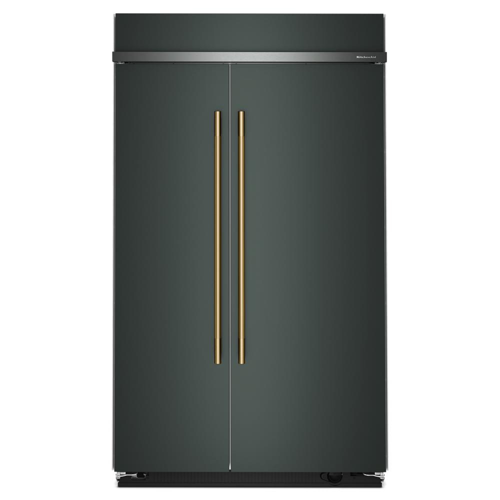 KitchenAid 48" 30.0 Cu. Ft. Juniper Built-In Side-by-Side Refrigerator - KBSN748SJP